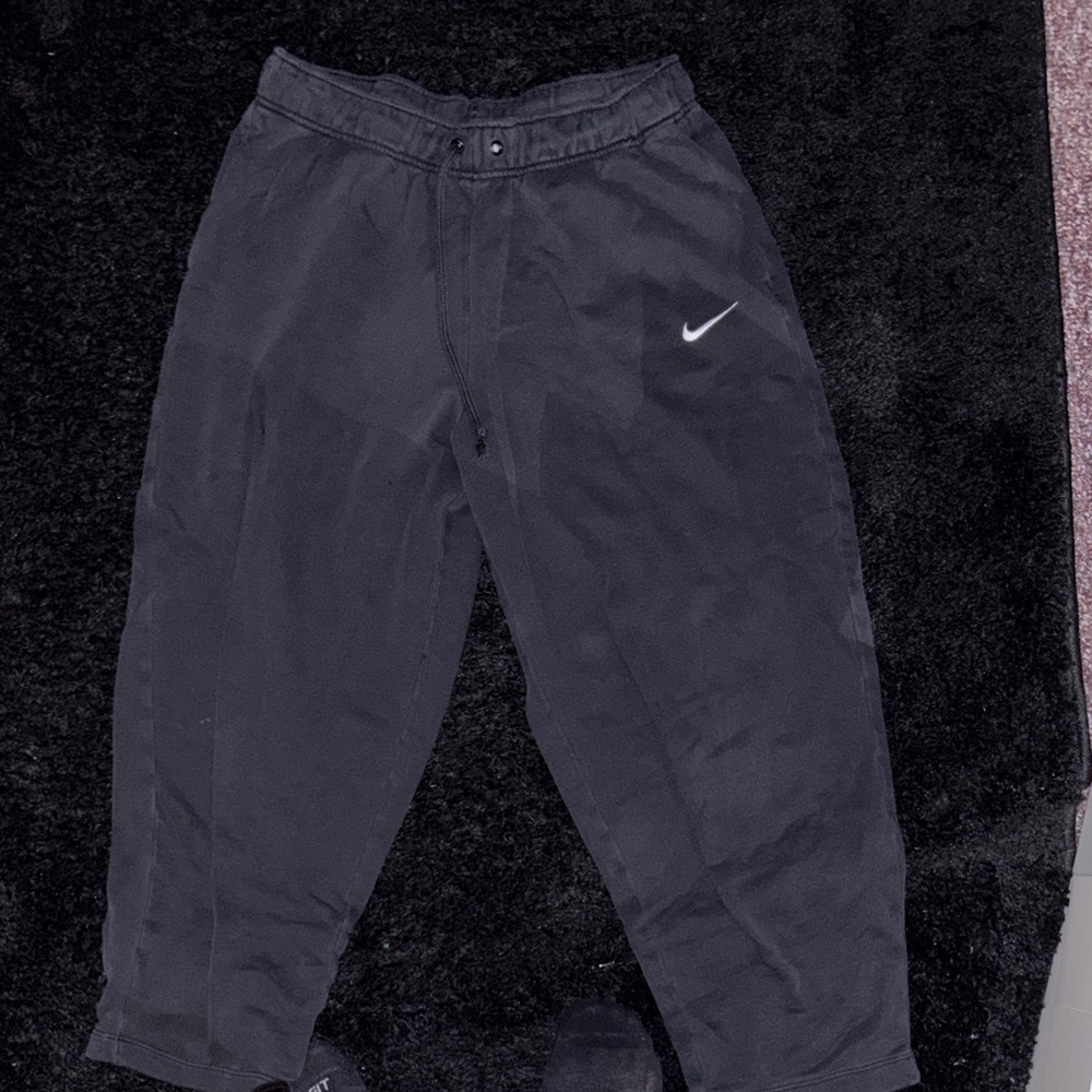Nike women  Black Joggers with White Swoosh